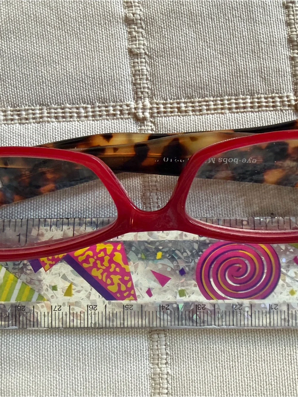 Eye-Bobs Red Cat-Eye Sunglasses with Tortoiseshell Interior
